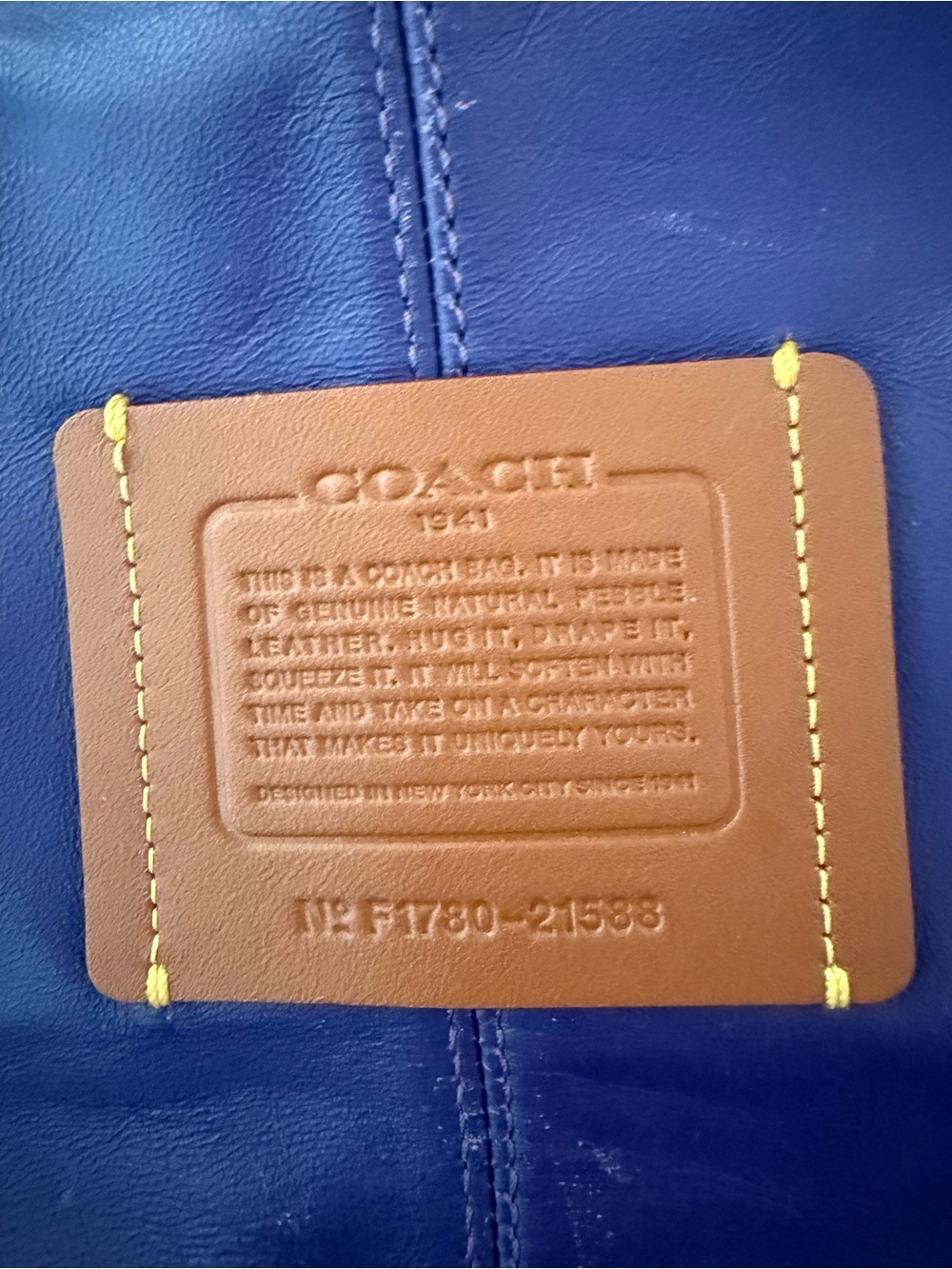 EUC Coach Bandit 39 Hobo 1941 Black Tea Rose - Picture 13 of 13
